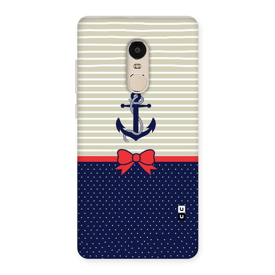 Ribbon Anchor Back Case for Xiaomi Redmi Note 4
