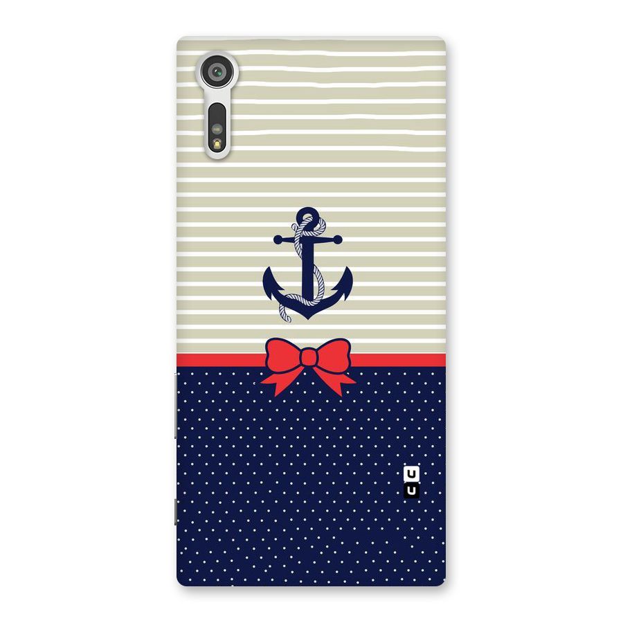 Ribbon Anchor Back Case for Xperia XZ