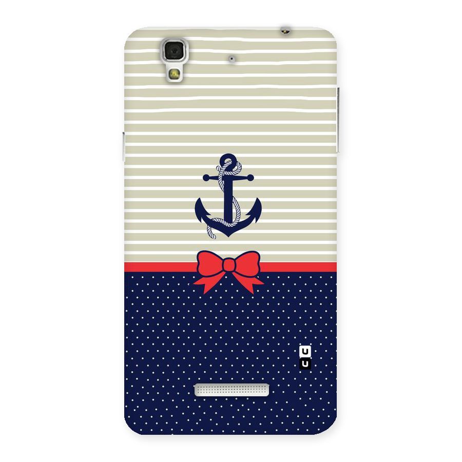 Ribbon Anchor Back Case for Yu Yureka
