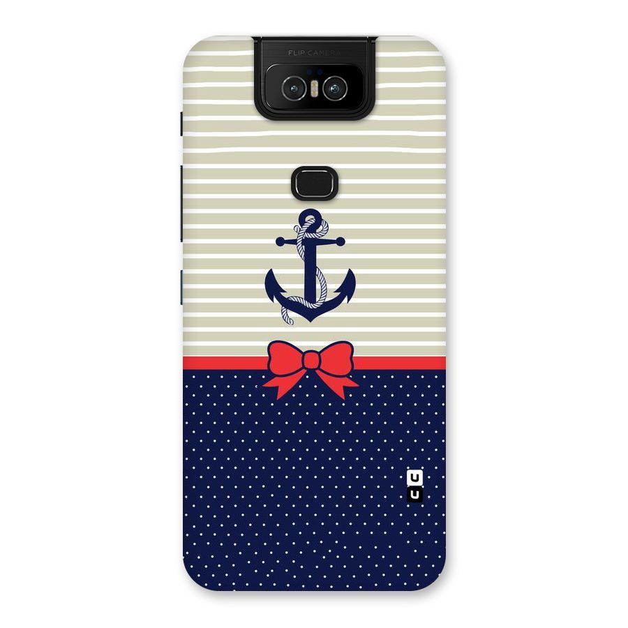 Ribbon Anchor Back Case for Zenfone 6z