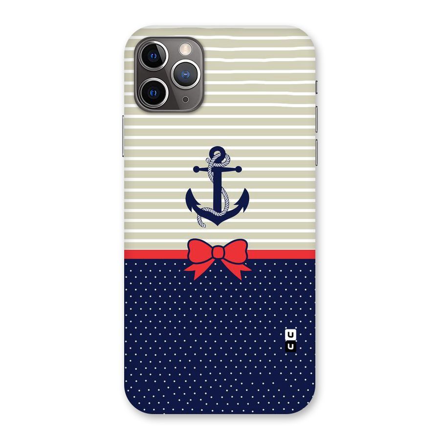 Ribbon Anchor Back Case for iPhone 11 Pro Max