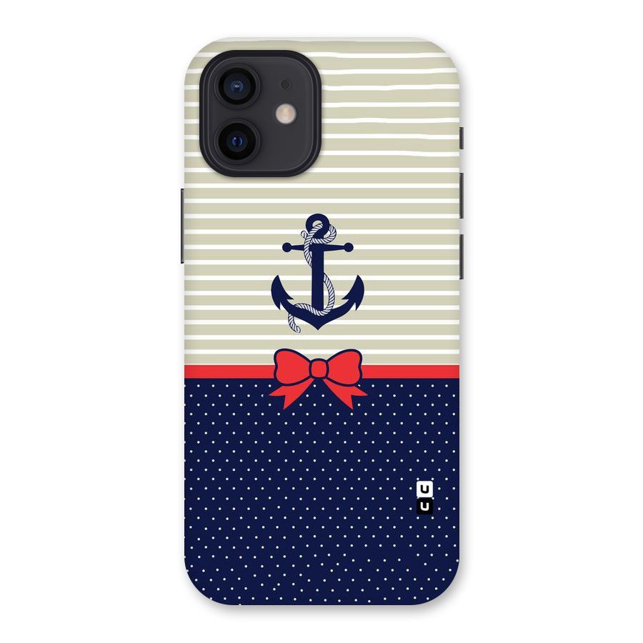 Ribbon Anchor Back Case for iPhone 12