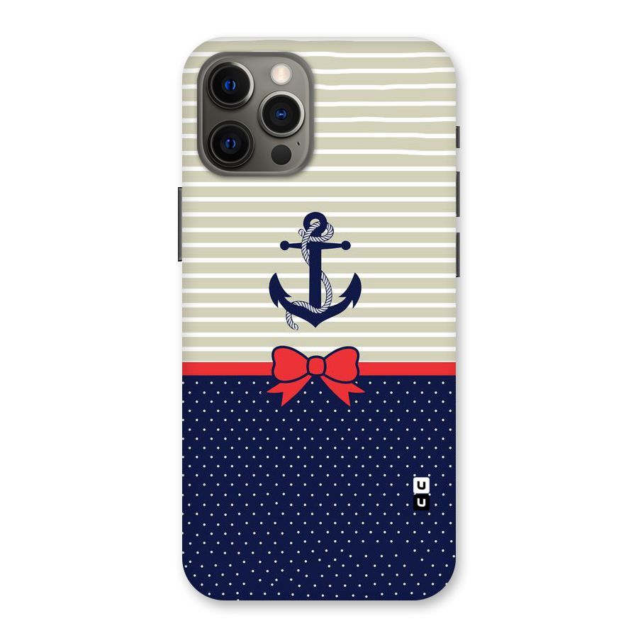 Ribbon Anchor Back Case for iPhone 12 Pro Max