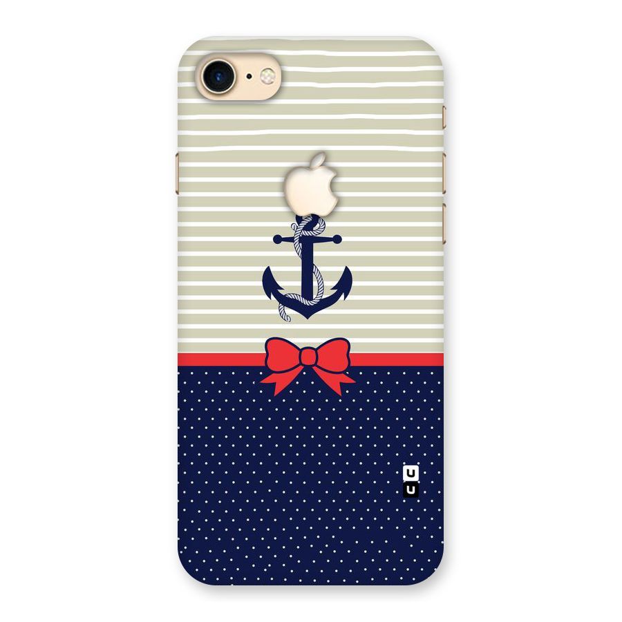 Ribbon Anchor Back Case for iPhone 7 Apple Cut