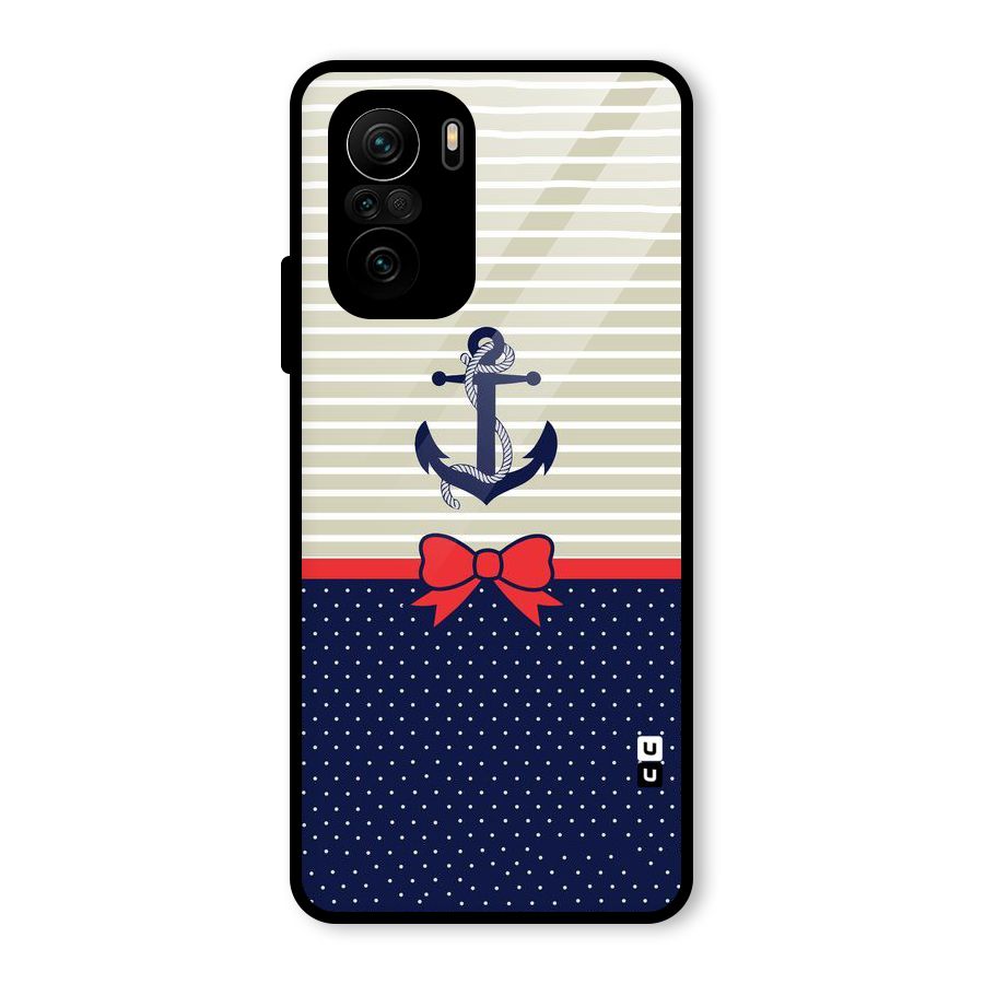 Ribbon Anchor Glass Back Case for Mi 11X Pro