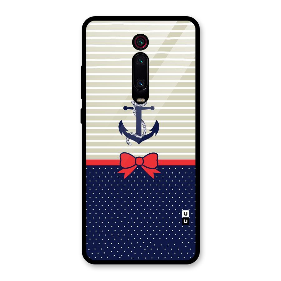 Ribbon Anchor Glass Back Case for Redmi K20