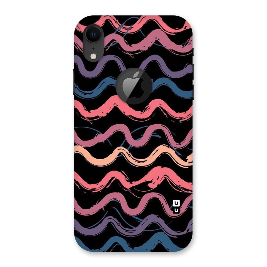 Ribbon Art Back Case for iPhone XR Logo Cut