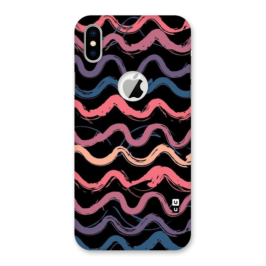 Ribbon Art Back Case for iPhone X Logo Cut