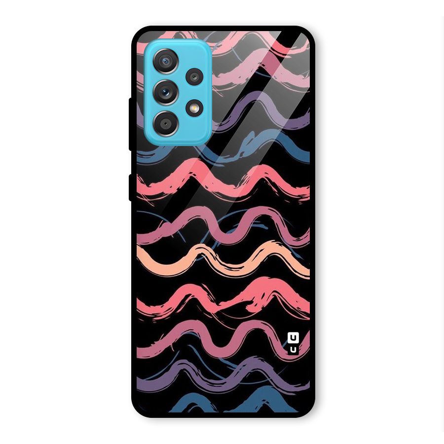 Ribbon Art Glass Back Case for Galaxy A52