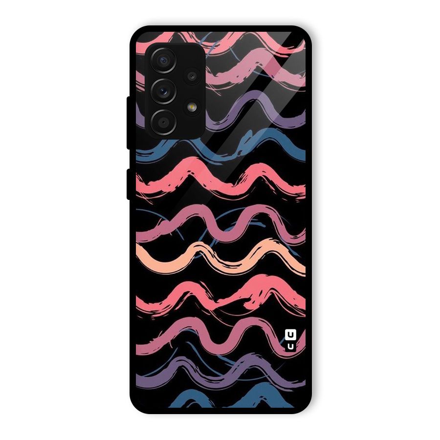 Ribbon Art Glass Back Case for Galaxy A53 5G