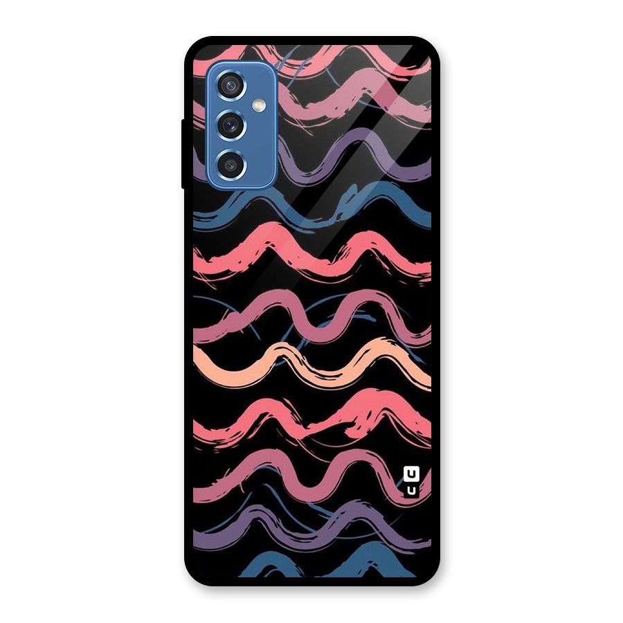 Ribbon Art Glass Back Case for Galaxy M52 5G