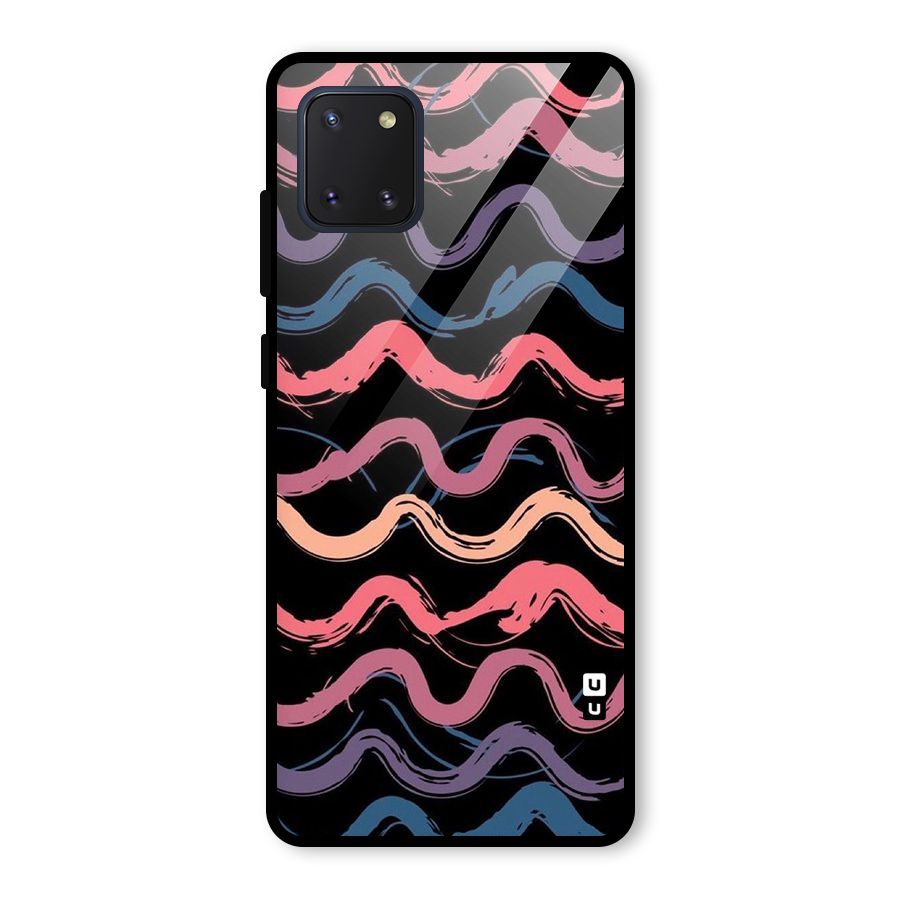 Ribbon Art Glass Back Case for Galaxy Note 10 Lite
