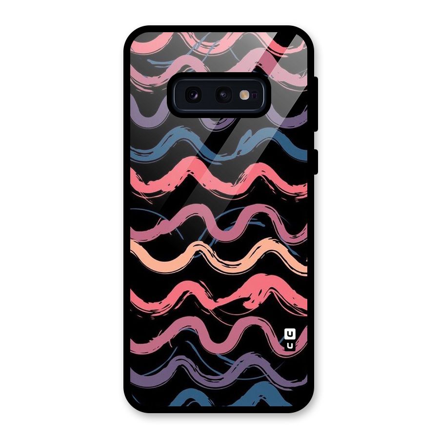 Ribbon Art Glass Back Case for Galaxy S10e
