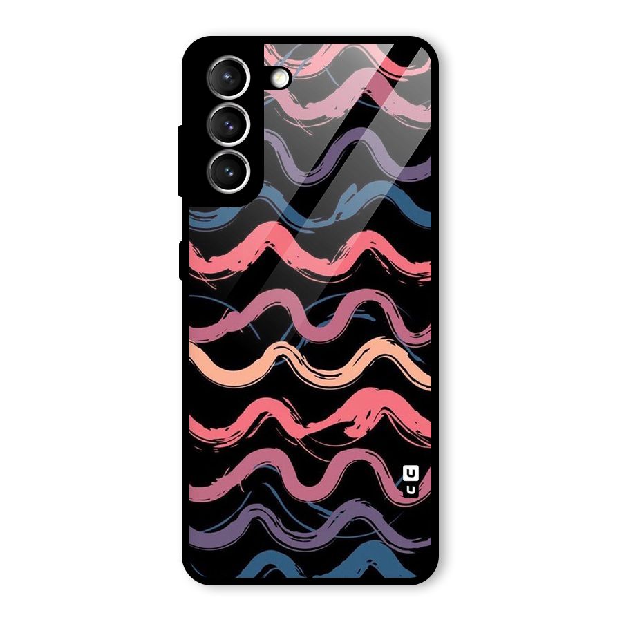 Ribbon Art Glass Back Case for Galaxy S21 5G