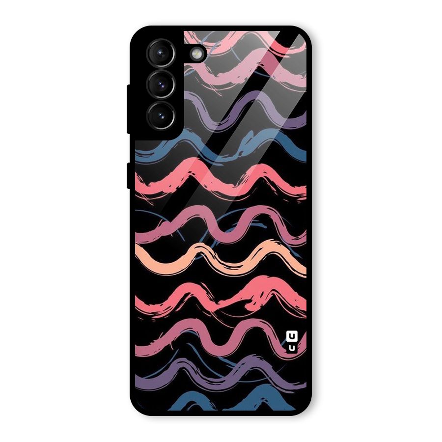 Ribbon Art Glass Back Case for Galaxy S21 Plus