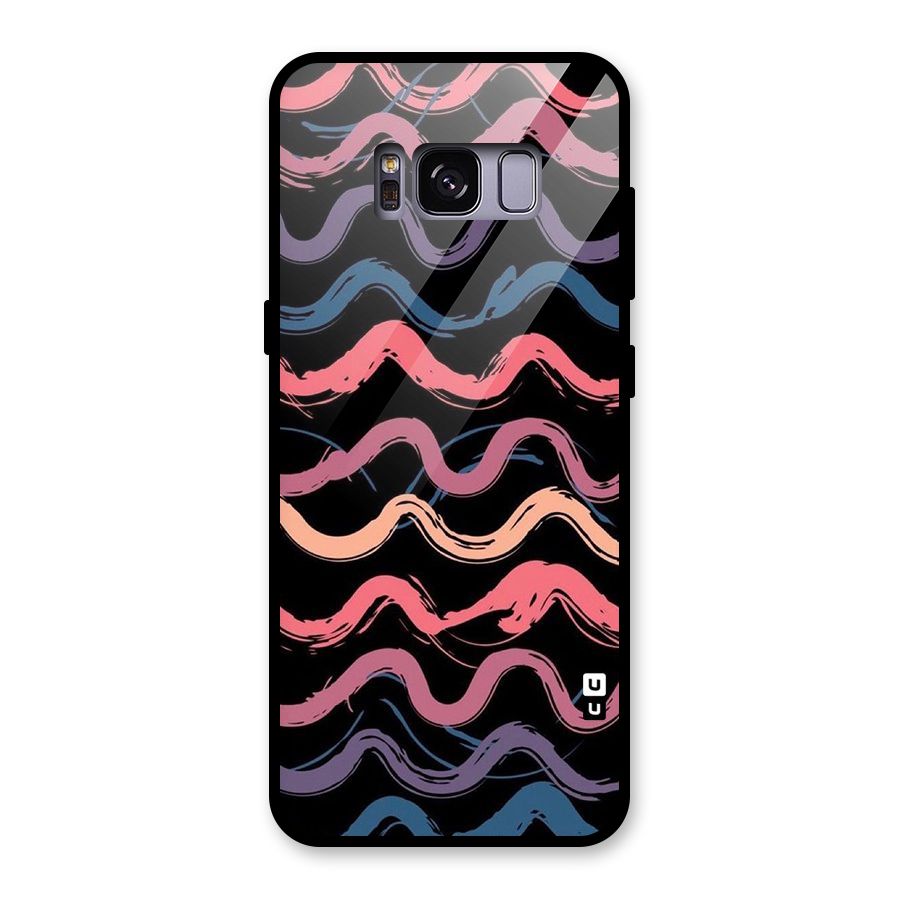 Ribbon Art Glass Back Case for Galaxy S8
