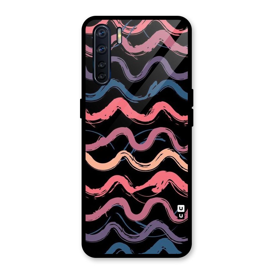 Ribbon Art Glass Back Case for Oppo F15