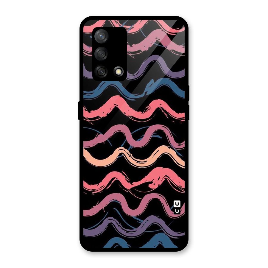 Ribbon Art Glass Back Case for Oppo F19