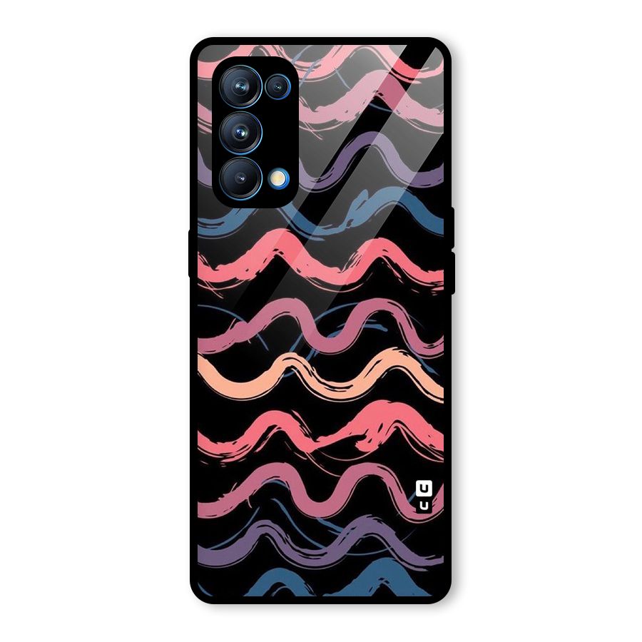 Ribbon Art Glass Back Case for Oppo Reno5 Pro 5G