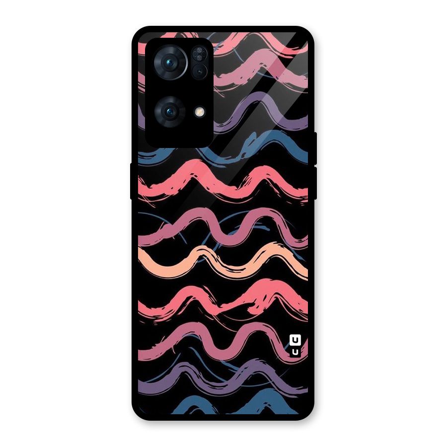 Ribbon Art Glass Back Case for Oppo Reno7 Pro 5G