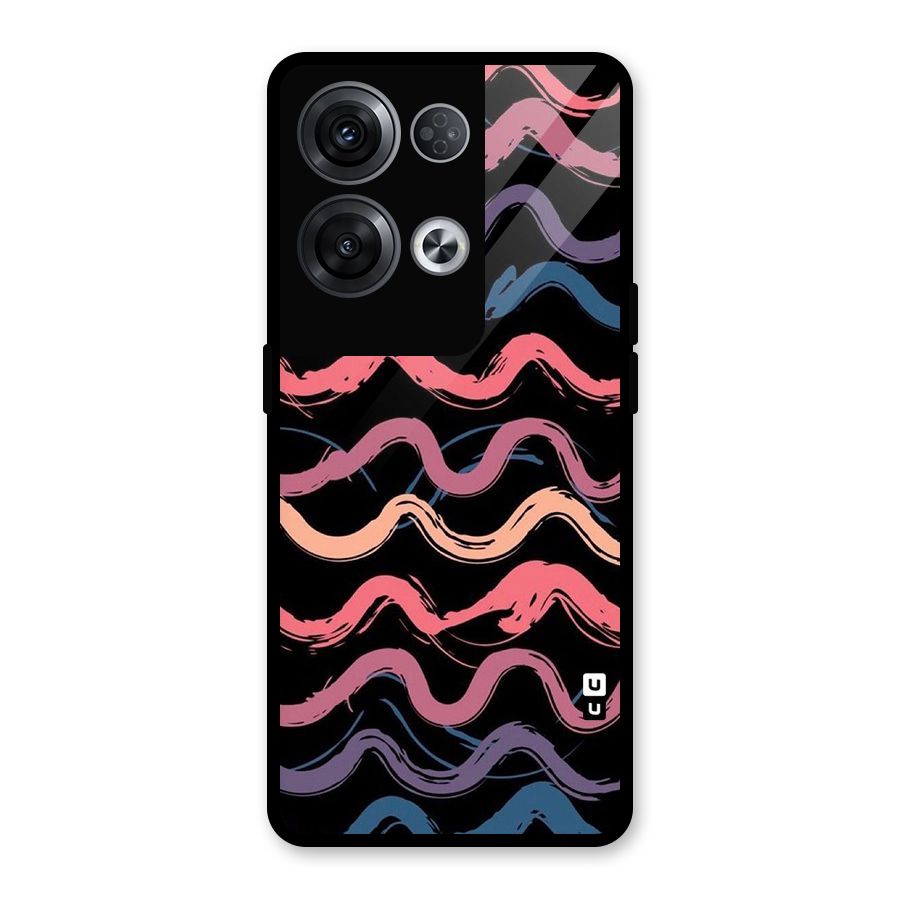 Ribbon Art Glass Back Case for Oppo Reno8 Pro 5G