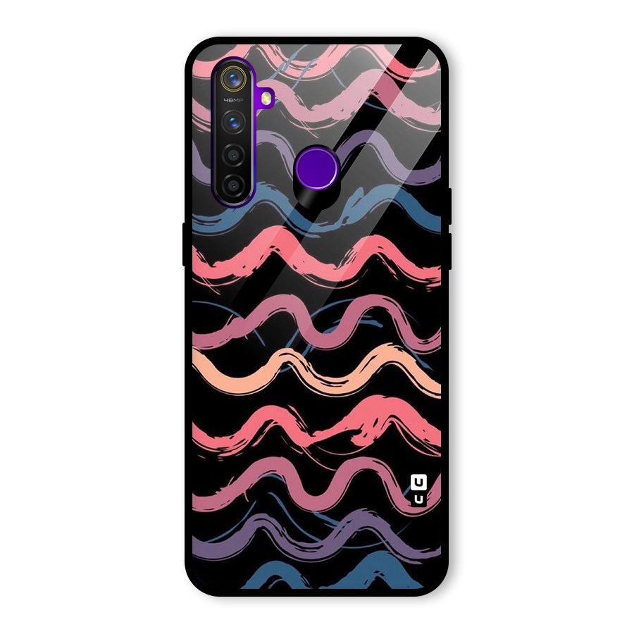 Ribbon Art Glass Back Case for Realme 5 Pro