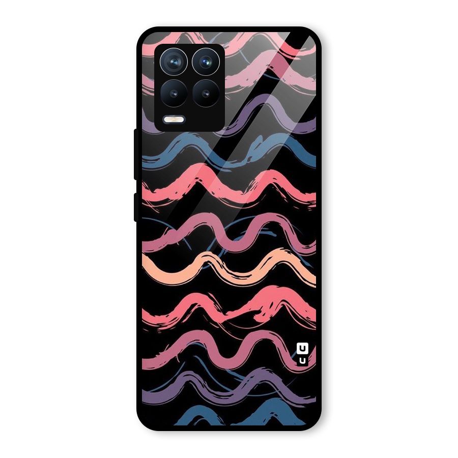 Ribbon Art Glass Back Case for Realme 8