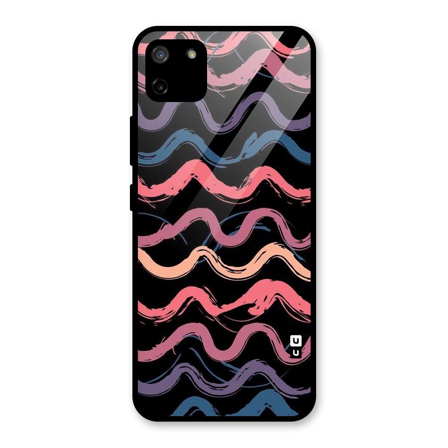 Ribbon Art Glass Back Case for Realme C11
