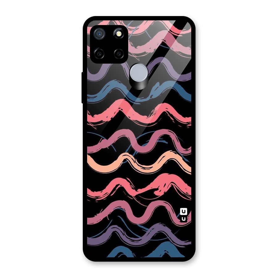 Ribbon Art Glass Back Case for Realme C12