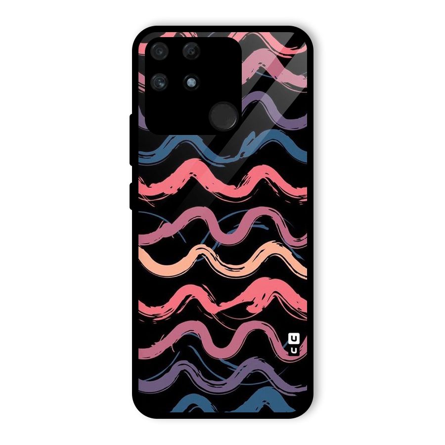 Ribbon Art Glass Back Case for Realme Narzo 50A