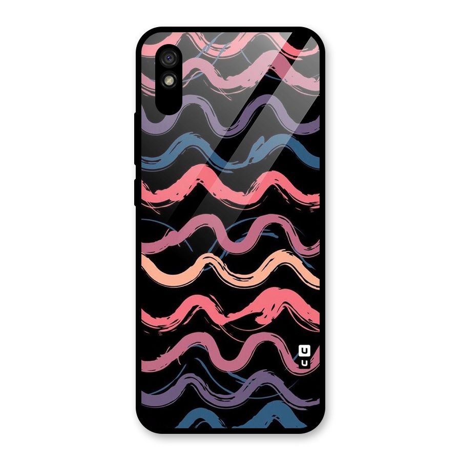 Ribbon Art Glass Back Case for Redmi 9A