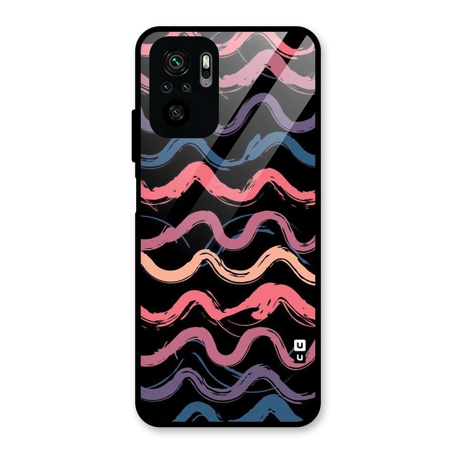 Ribbon Art Glass Back Case for Redmi Note 10S