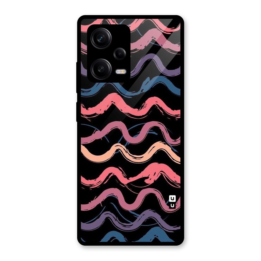 Ribbon Art Glass Back Case for Redmi Note 12 Pro