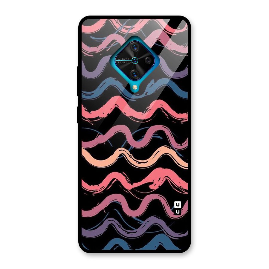 Ribbon Art Glass Back Case for Vivo S1 Pro