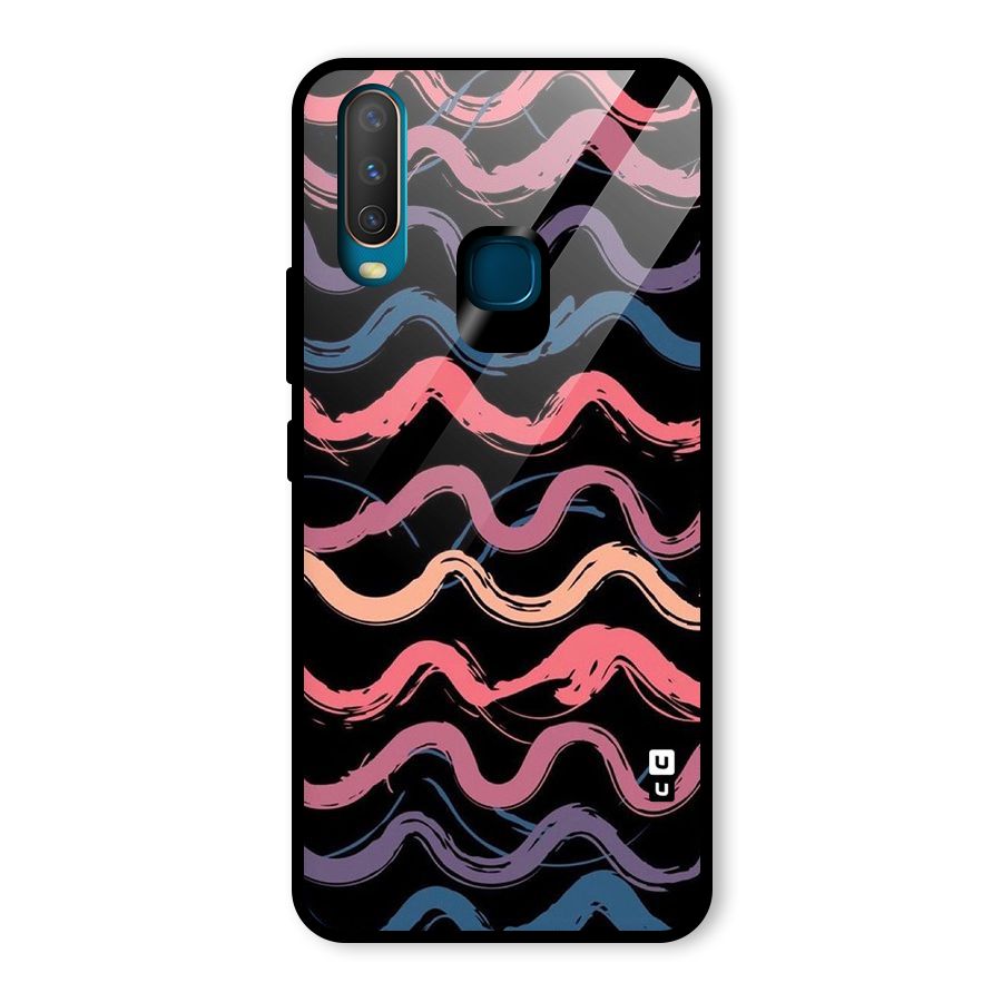 Ribbon Art Glass Back Case for Vivo U10