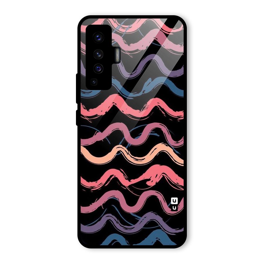 Ribbon Art Glass Back Case for Vivo X50