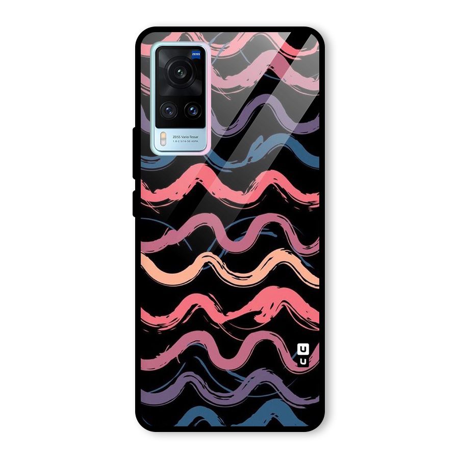 Ribbon Art Glass Back Case for Vivo X60