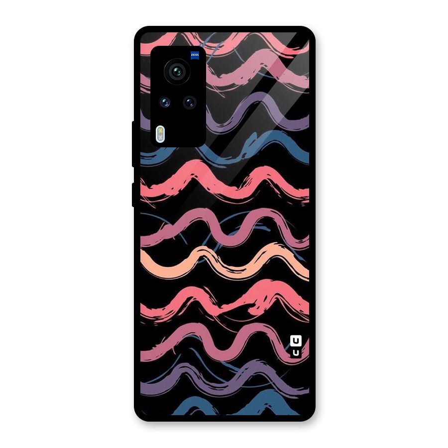Ribbon Art Glass Back Case for Vivo X60 Pro