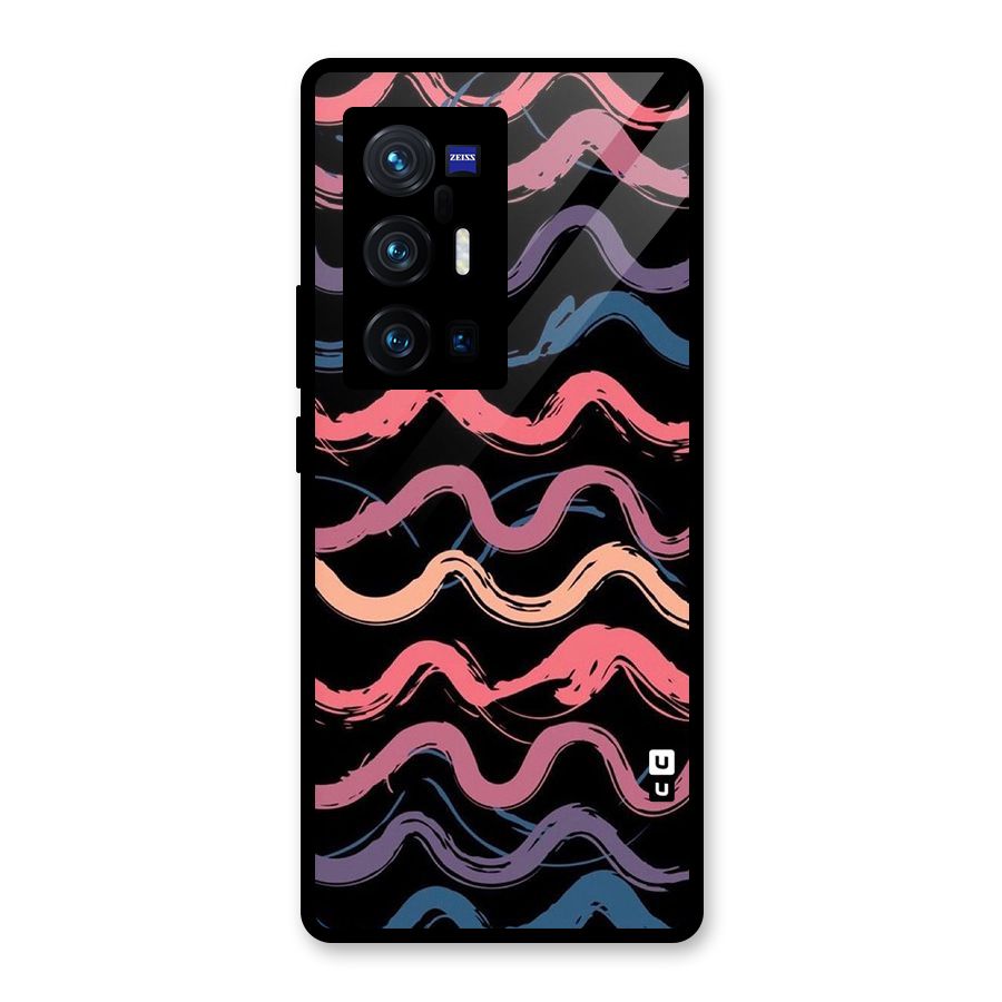 Ribbon Art Glass Back Case for Vivo X70 Pro Plus