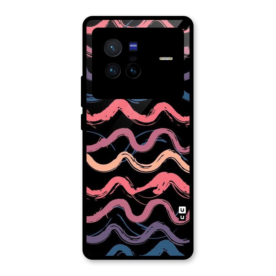 Ribbon Art Glass Back Case for Vivo X80
