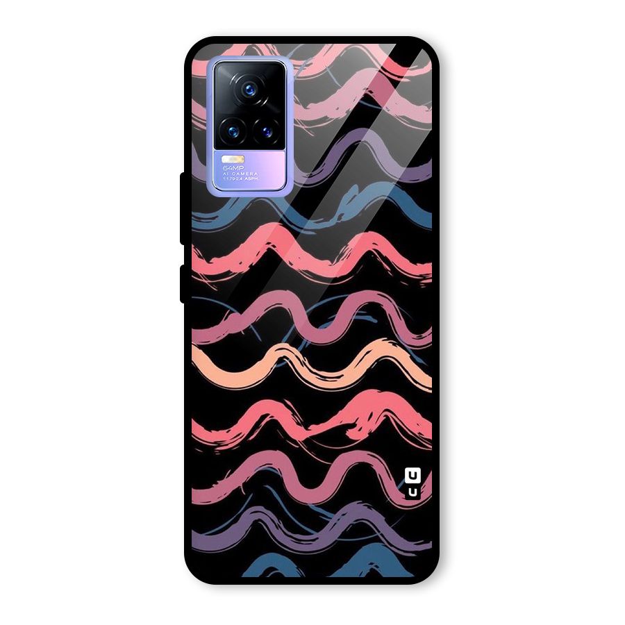 Ribbon Art Glass Back Case for Vivo Y73