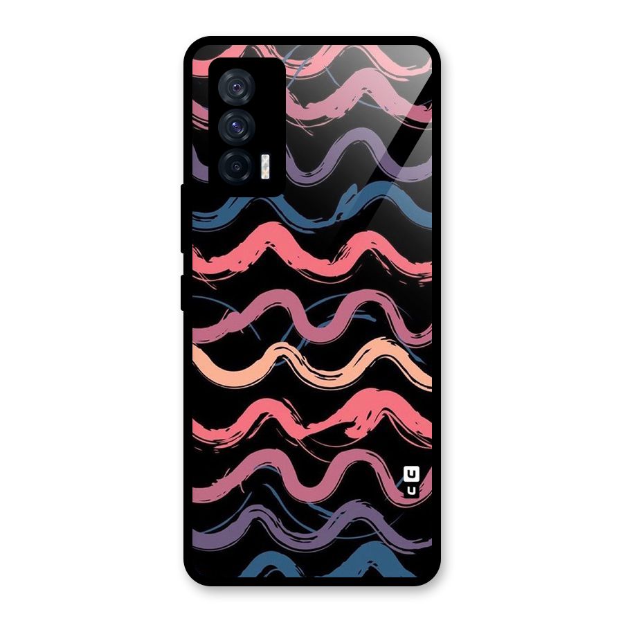 Ribbon Art Glass Back Case for Vivo iQOO 7 5G