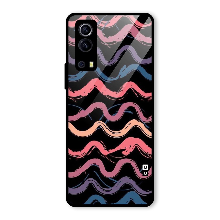 Ribbon Art Glass Back Case for Vivo iQOO Z3