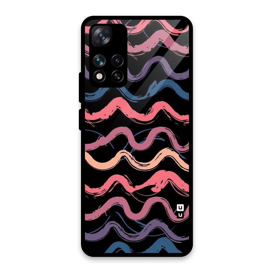 Ribbon Art Glass Back Case for Xiaomi 11i HyperCharge 5G