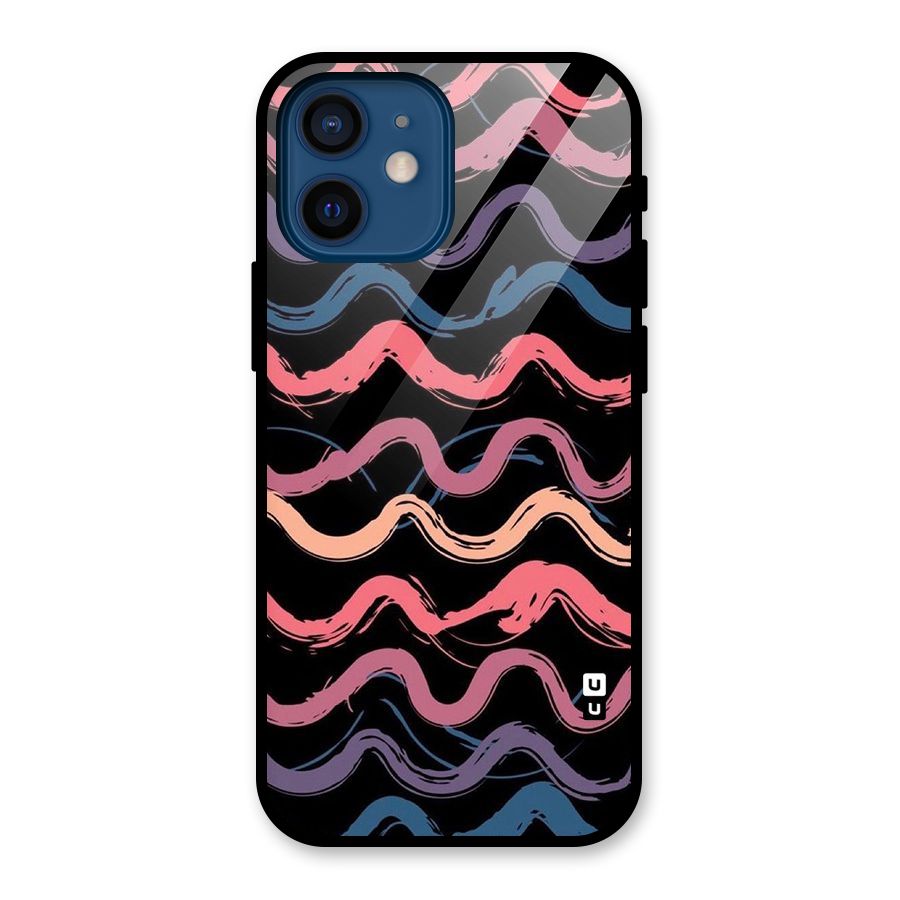 Ribbon Art Glass Back Case for iPhone 12 Mini