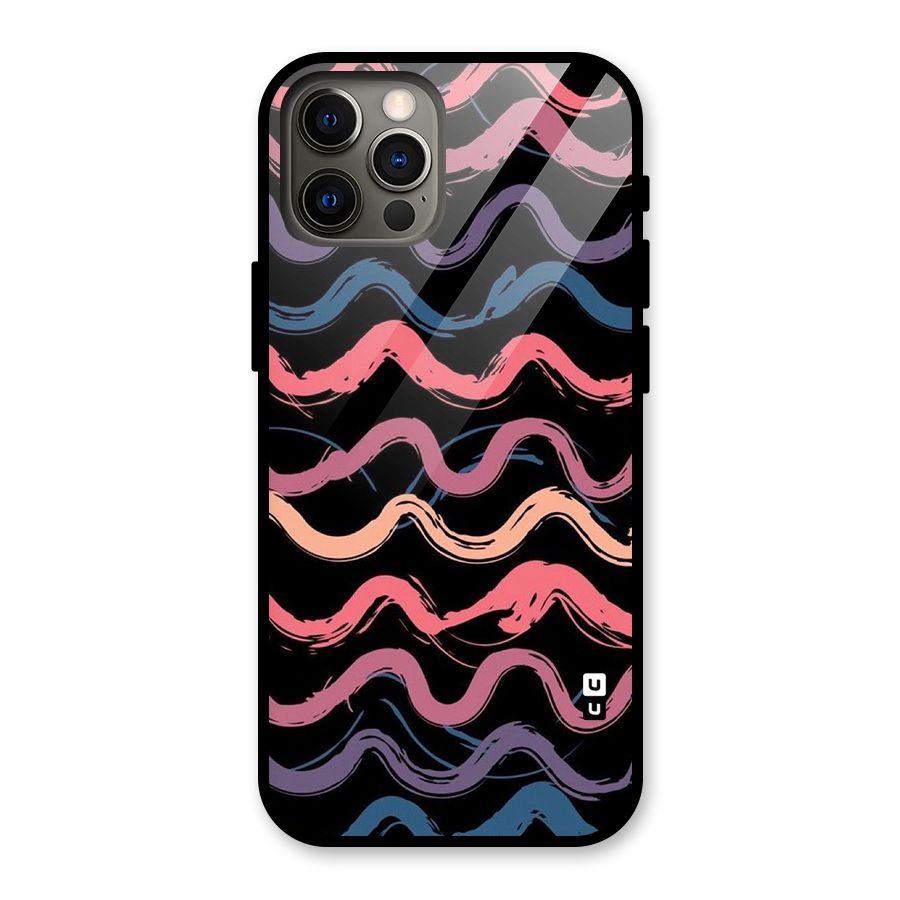 Ribbon Art Glass Back Case for iPhone 12 Pro