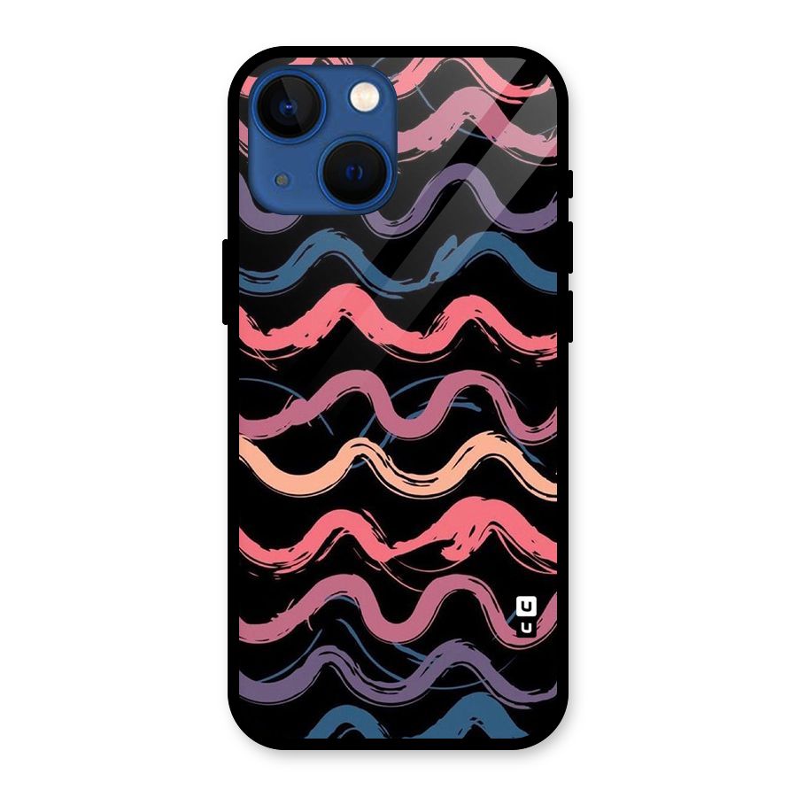 Ribbon Art Glass Back Case for iPhone 13 Mini