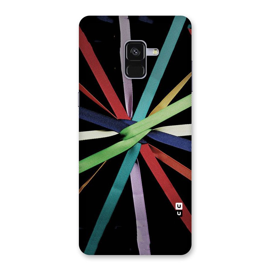 Ribbon Design Back Case for Galaxy A8 Plus