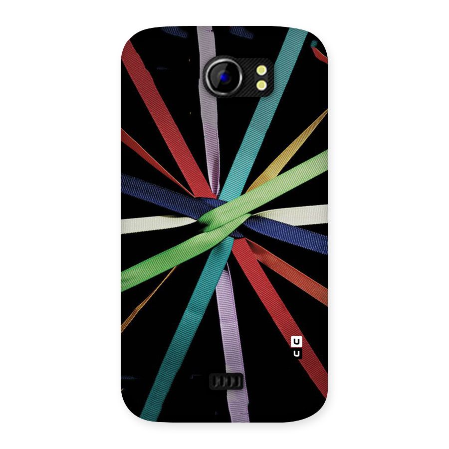 Ribbon Design Back Case for Micromax Canvas 2 A110
