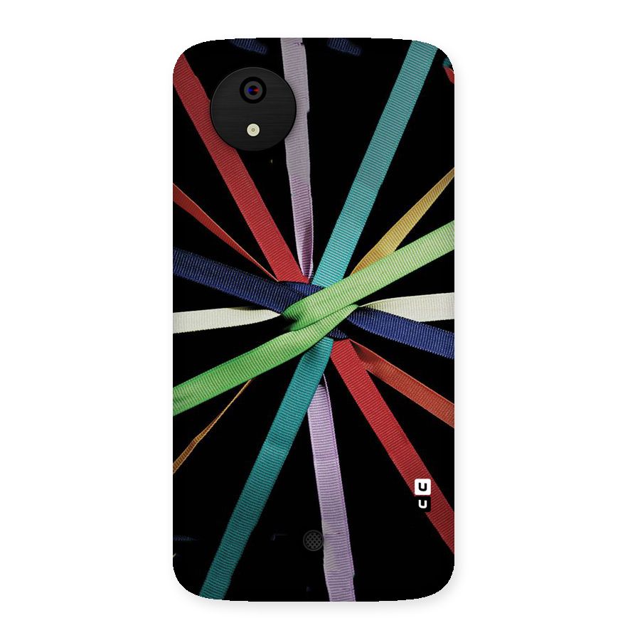 Ribbon Design Back Case for Micromax Canvas A1